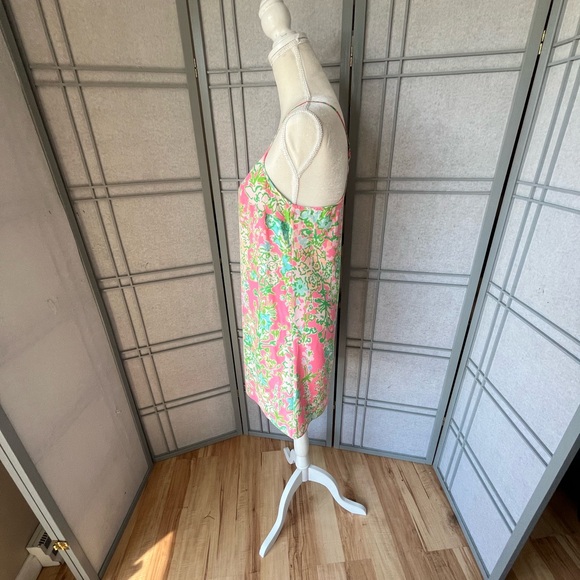 Lilly Pulitzer “Southern Charm Dusk Dress” in Flamingo Pink size small - Picture 11 of 11
